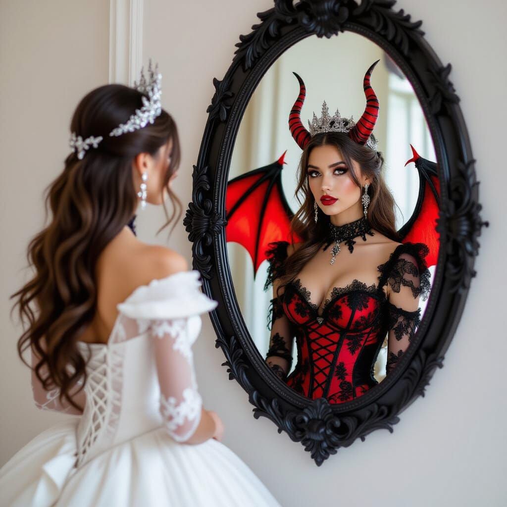 Dual Reflection: Woman and Devil in Gothic Fantasy