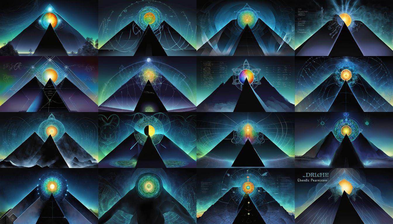 Fractal Geometry and Celtic Symbolism in a 5D Shaded Diagram