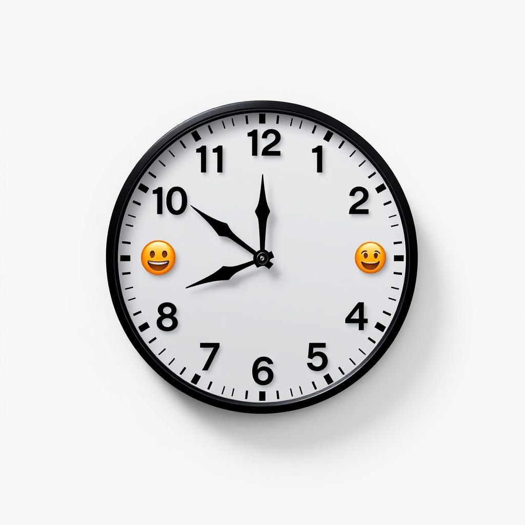 Digital Clock in Emojis