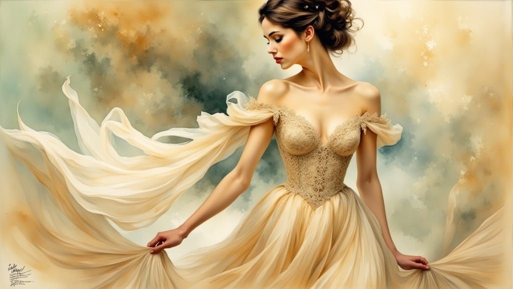 Ethereal Beauty in Soft Golden Light