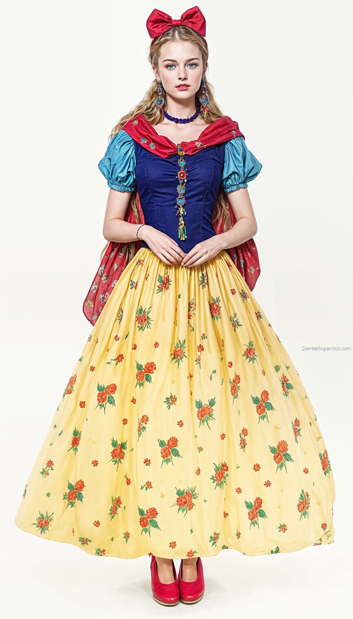 Hippy Snow White AI Generated Artwork