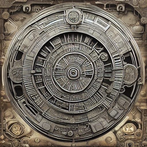 Steampunk Archaeologist Uncovers Ancient Scroll in Cosmic Ch...