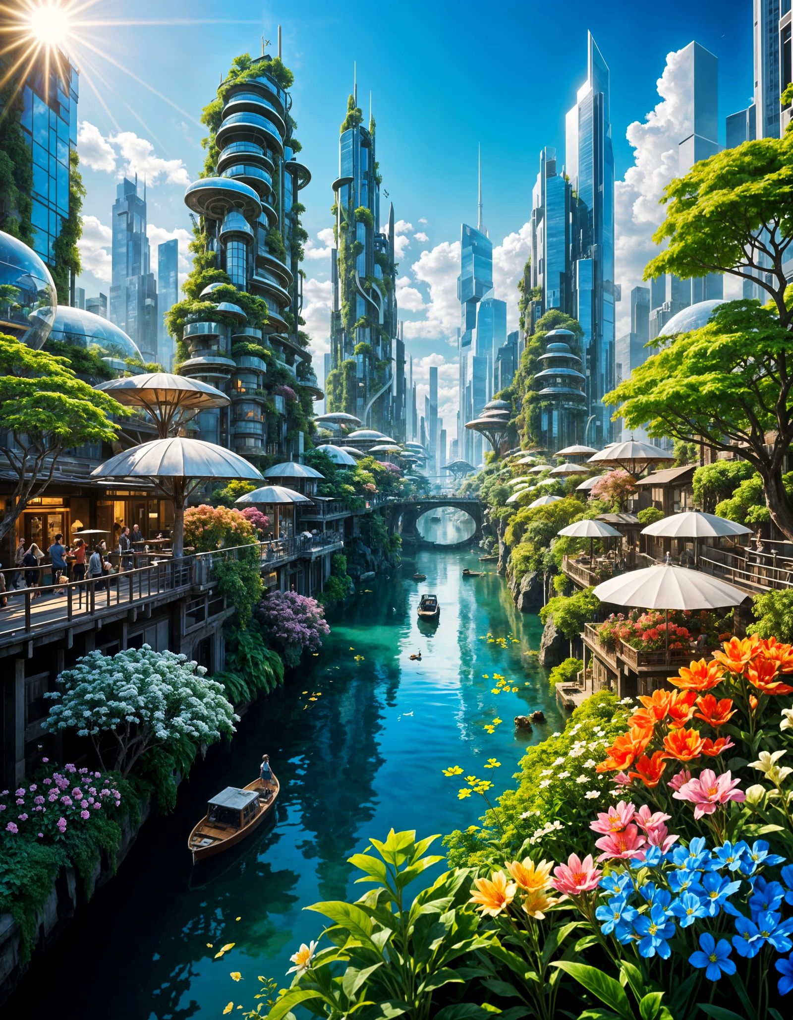 Solarpunk Shibuya
