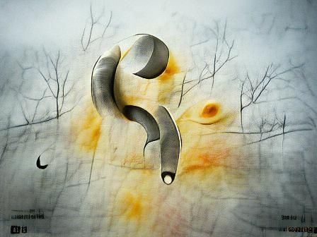 Question Mark in Pencil Sketch Style