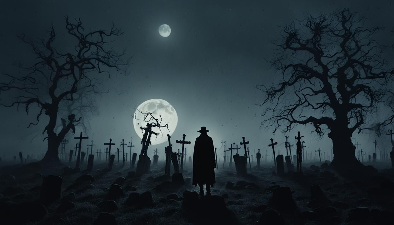 Grimdark Performer Under the Moon, Inspired by DorΓ©