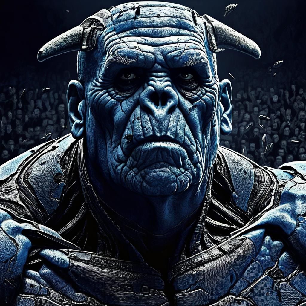 Orc in Style of Classical Portraiture