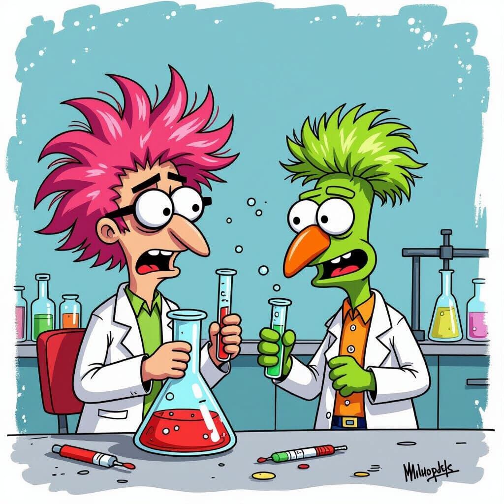Muppet Scientists React to Failed Experiments in Pixar Style