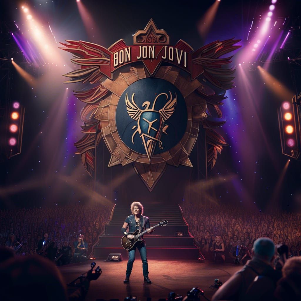 Rock Star on Stage: Detailed Matte Painting