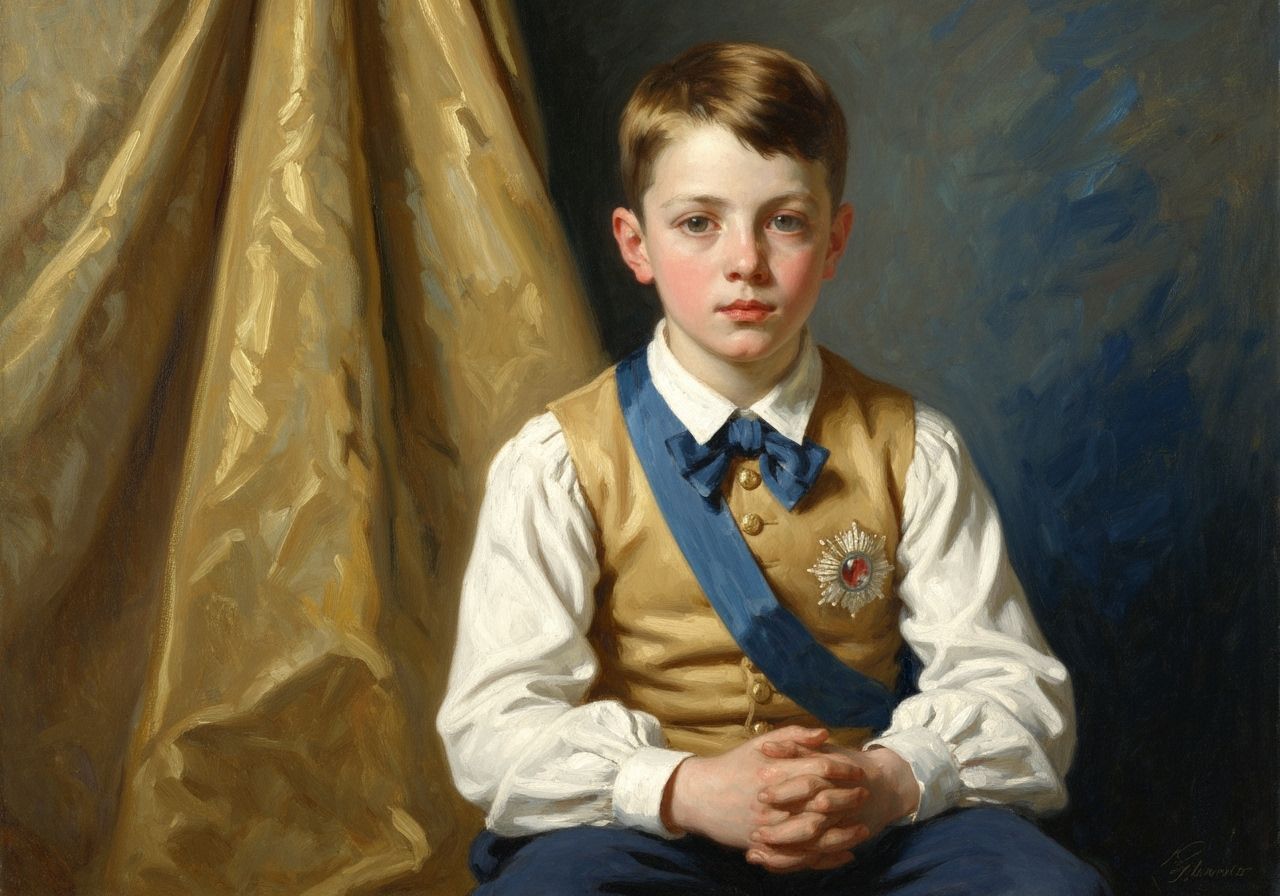 Orphan Prince Learns of Kingship in Impressionist Portrait
