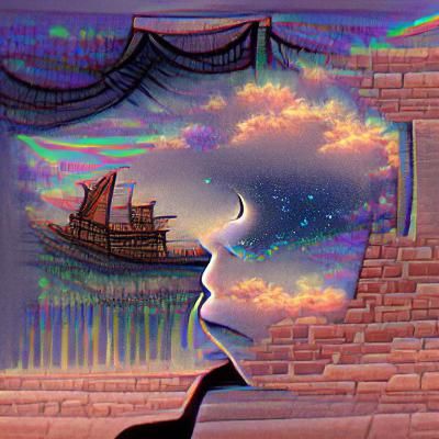 Nostalgic Dreamscape: A Vision of the Past
