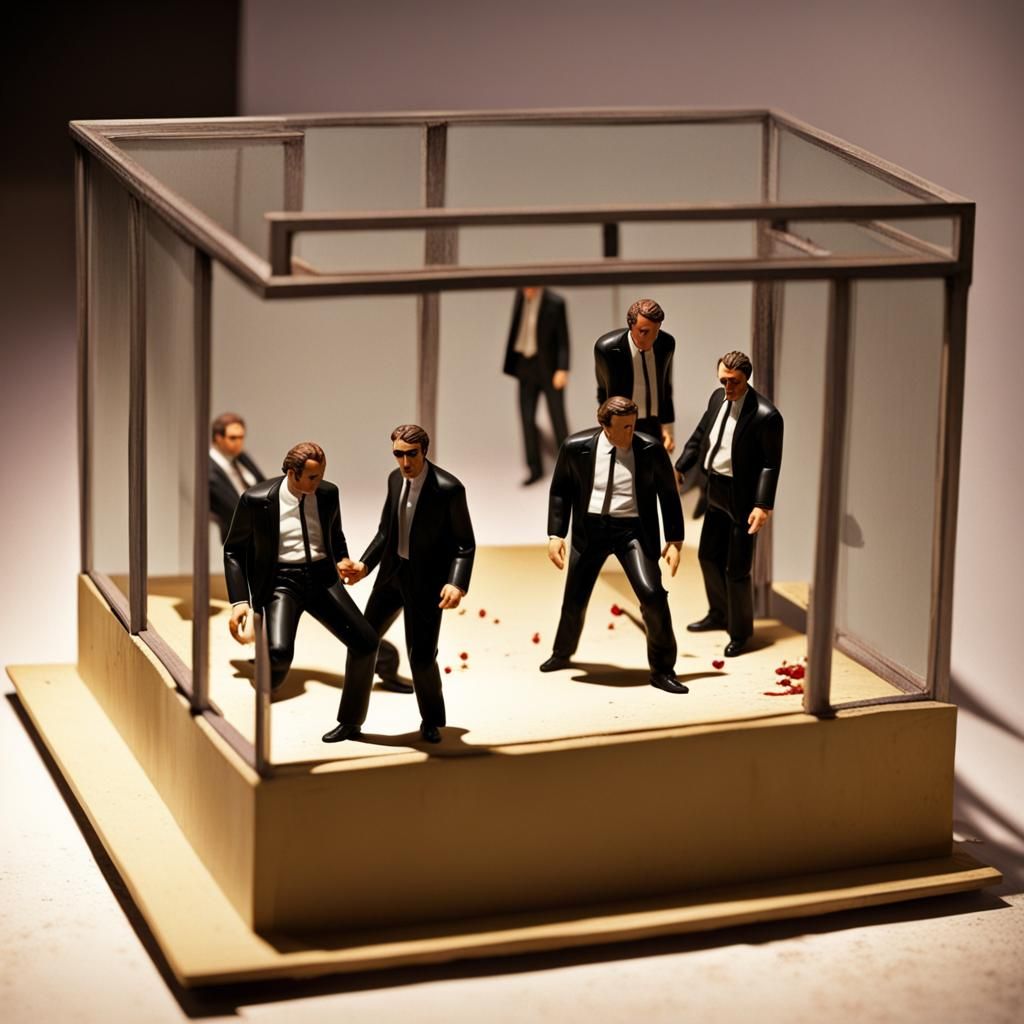 Reservoir Dogs Final Scene Diorama