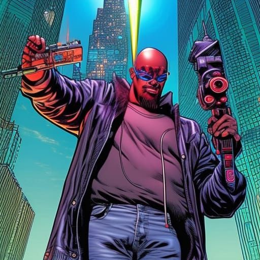 Fatboys Return: Cyberpunk Comic Book Art