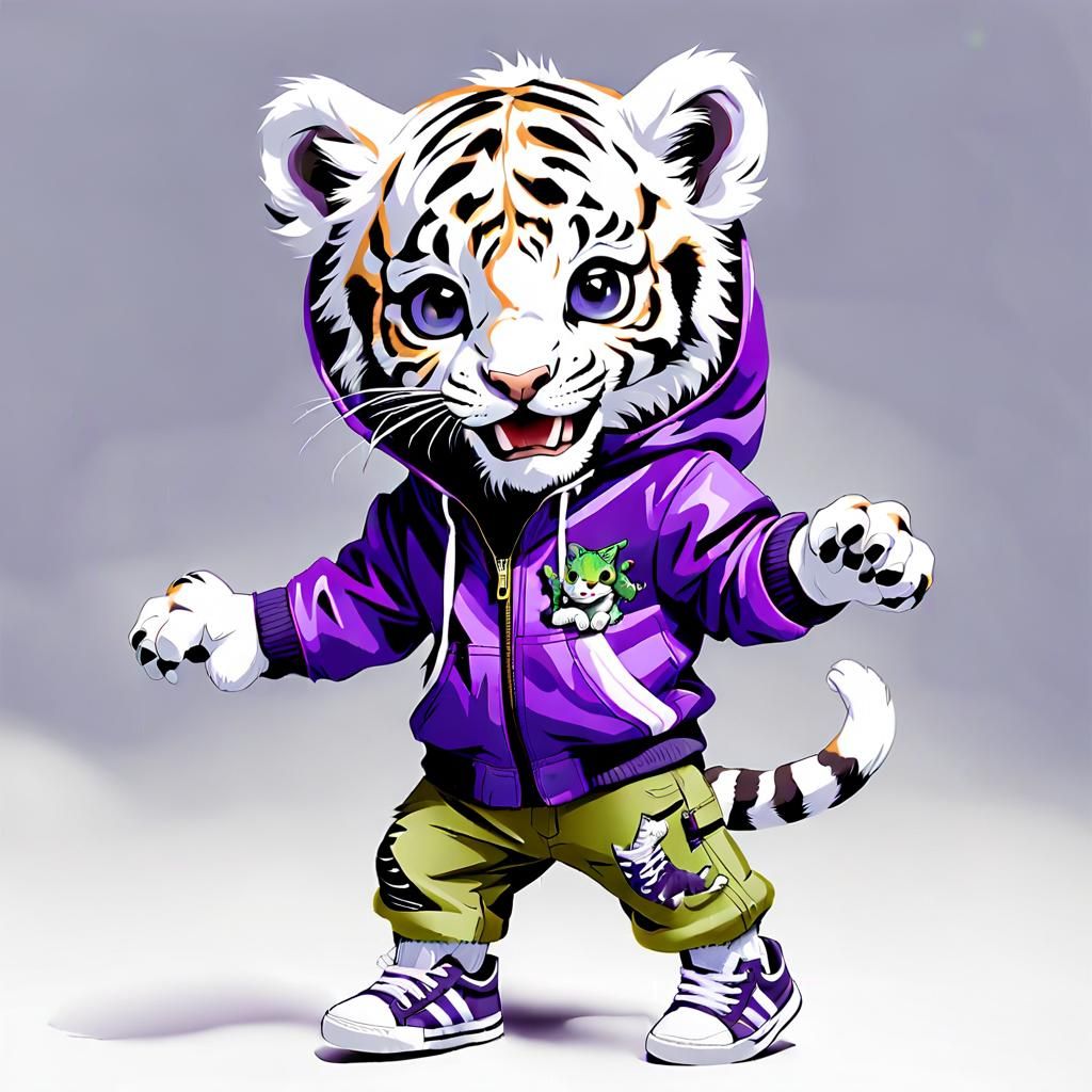 Family at Giza Pyramid in Sci-Fi City