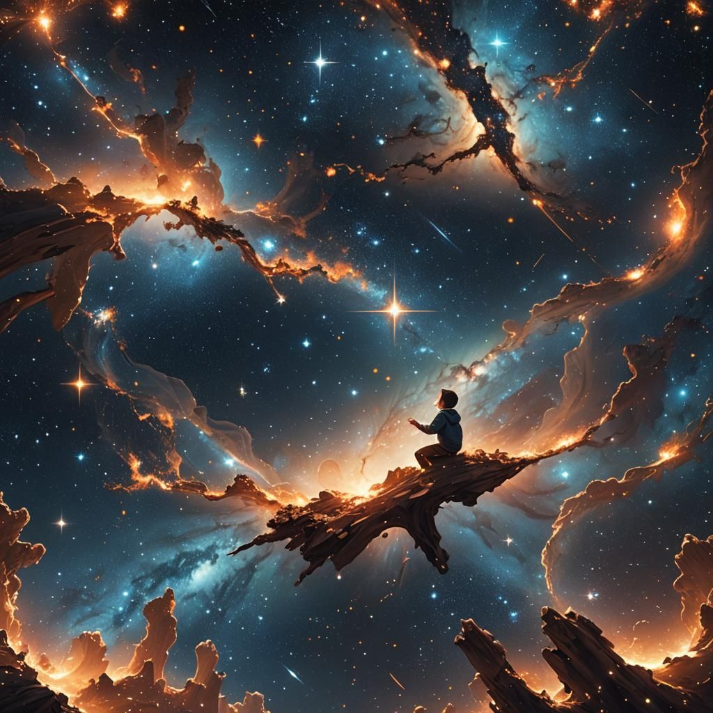 Hyperdetailed Starry Night Sky in 8k