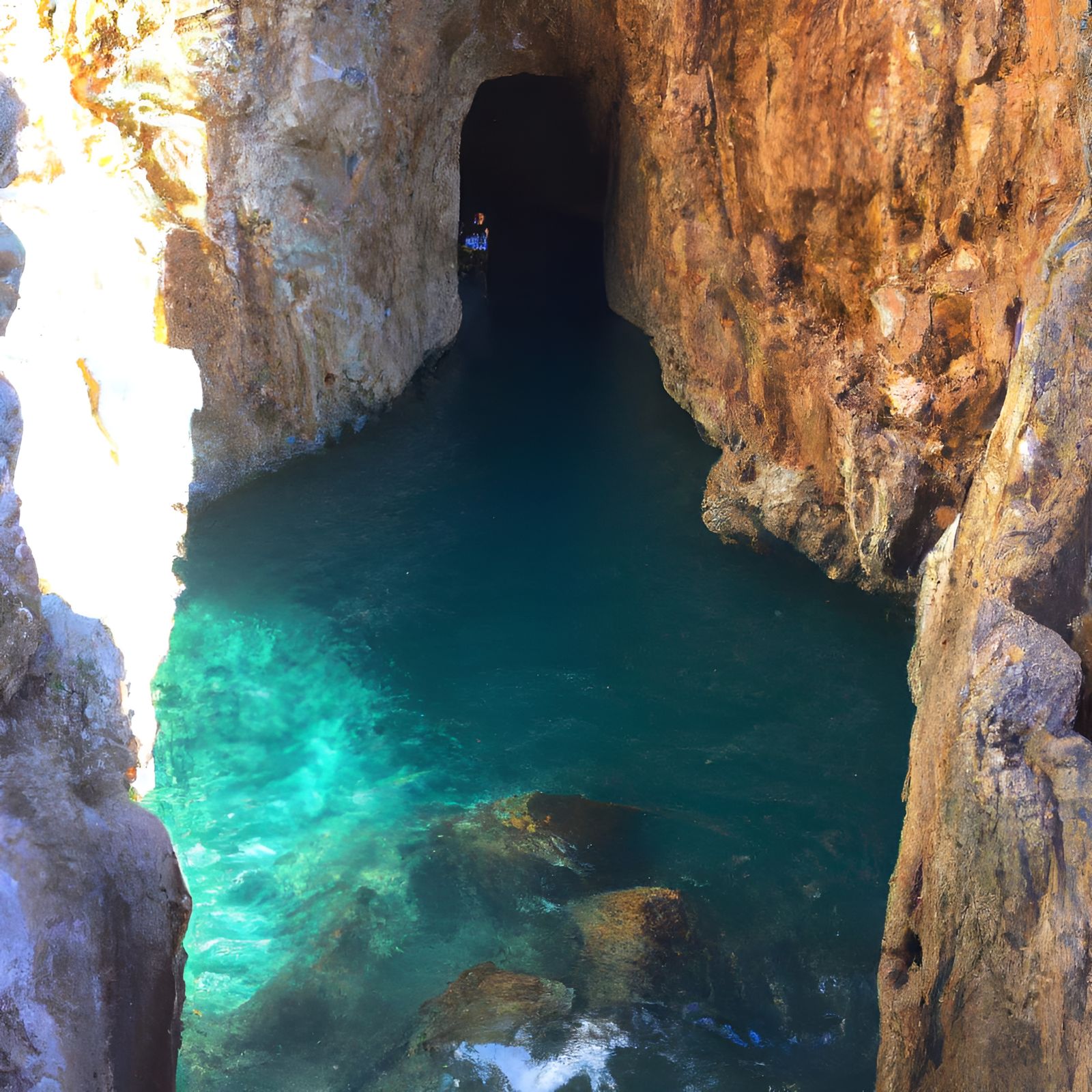 Niko's Abyss: An AI Generated Image