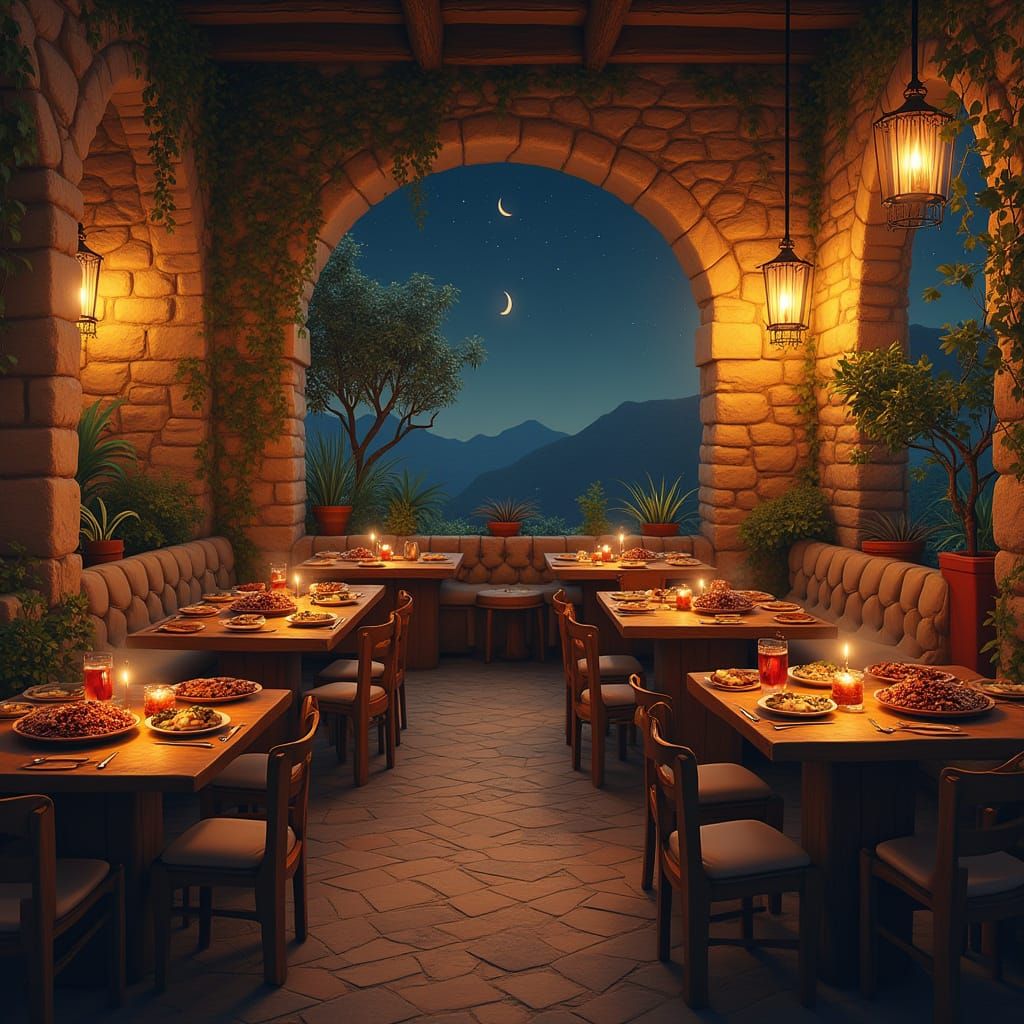 Welcoming Cafe Celebrates Tu B'Shvat Under Starry Sky