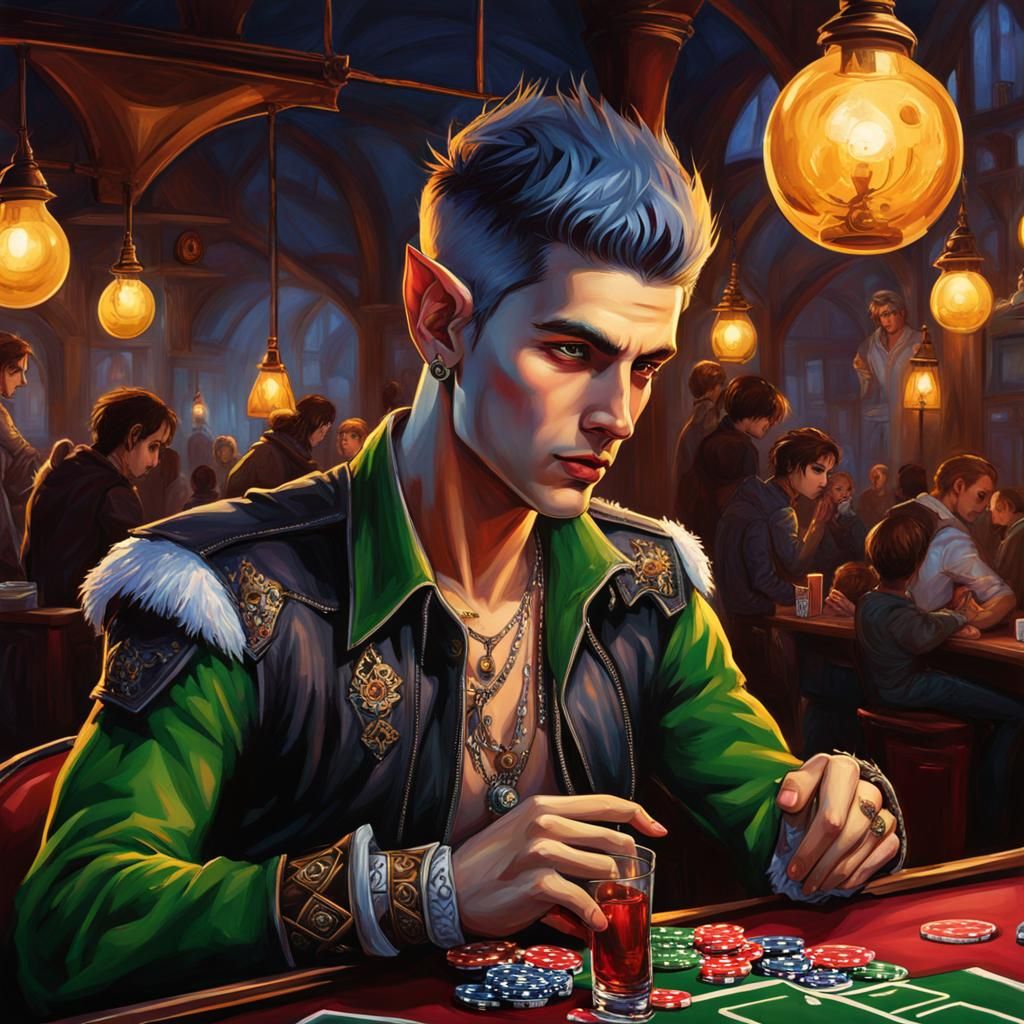 Modern Elf 231205C (The Gambler)