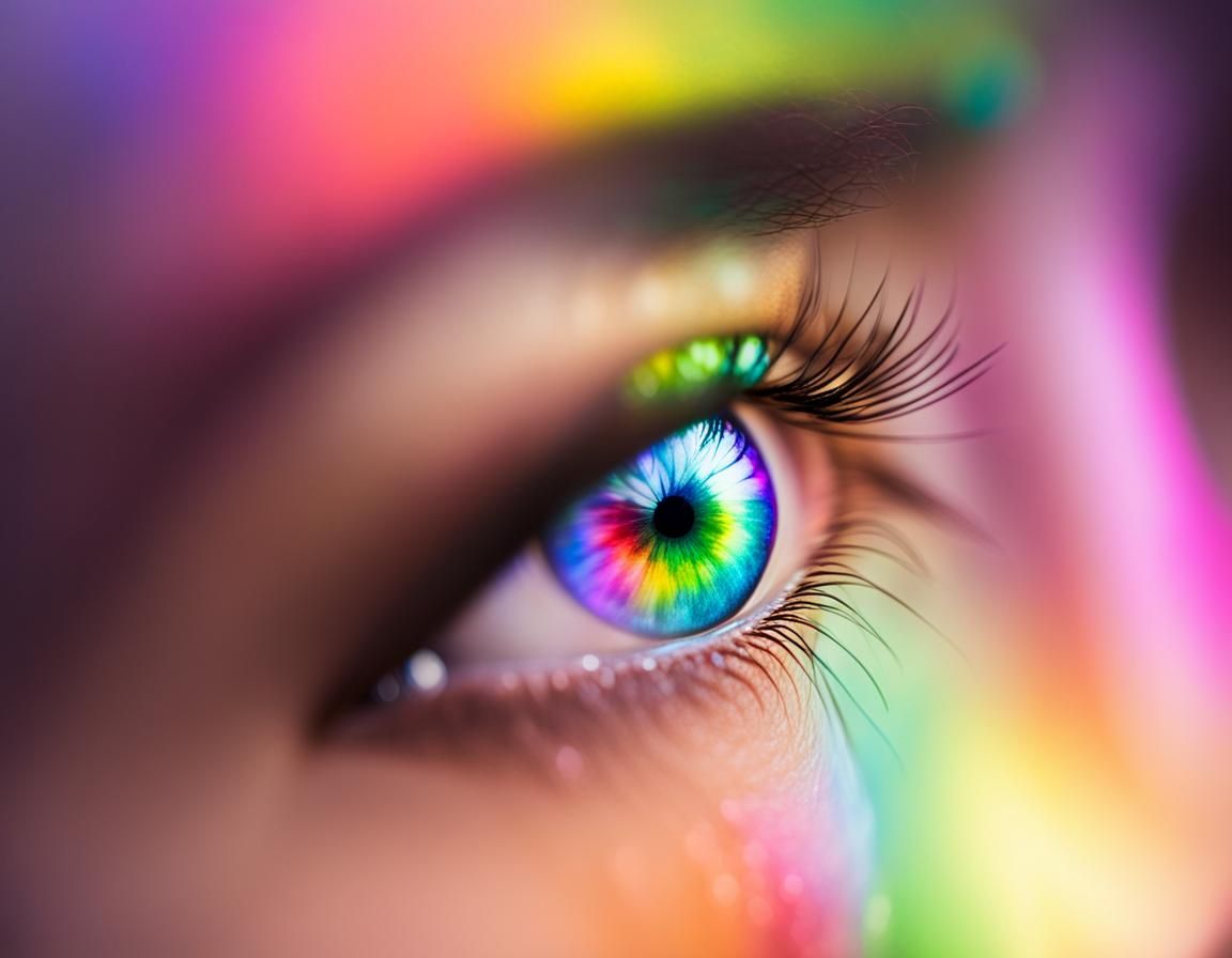 Image of Appreciation with Rainbowcore Aesthetic