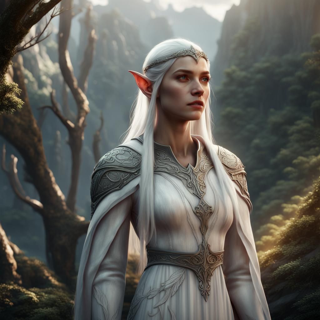 Lord of the Rings Elves in Detailed Digital Art