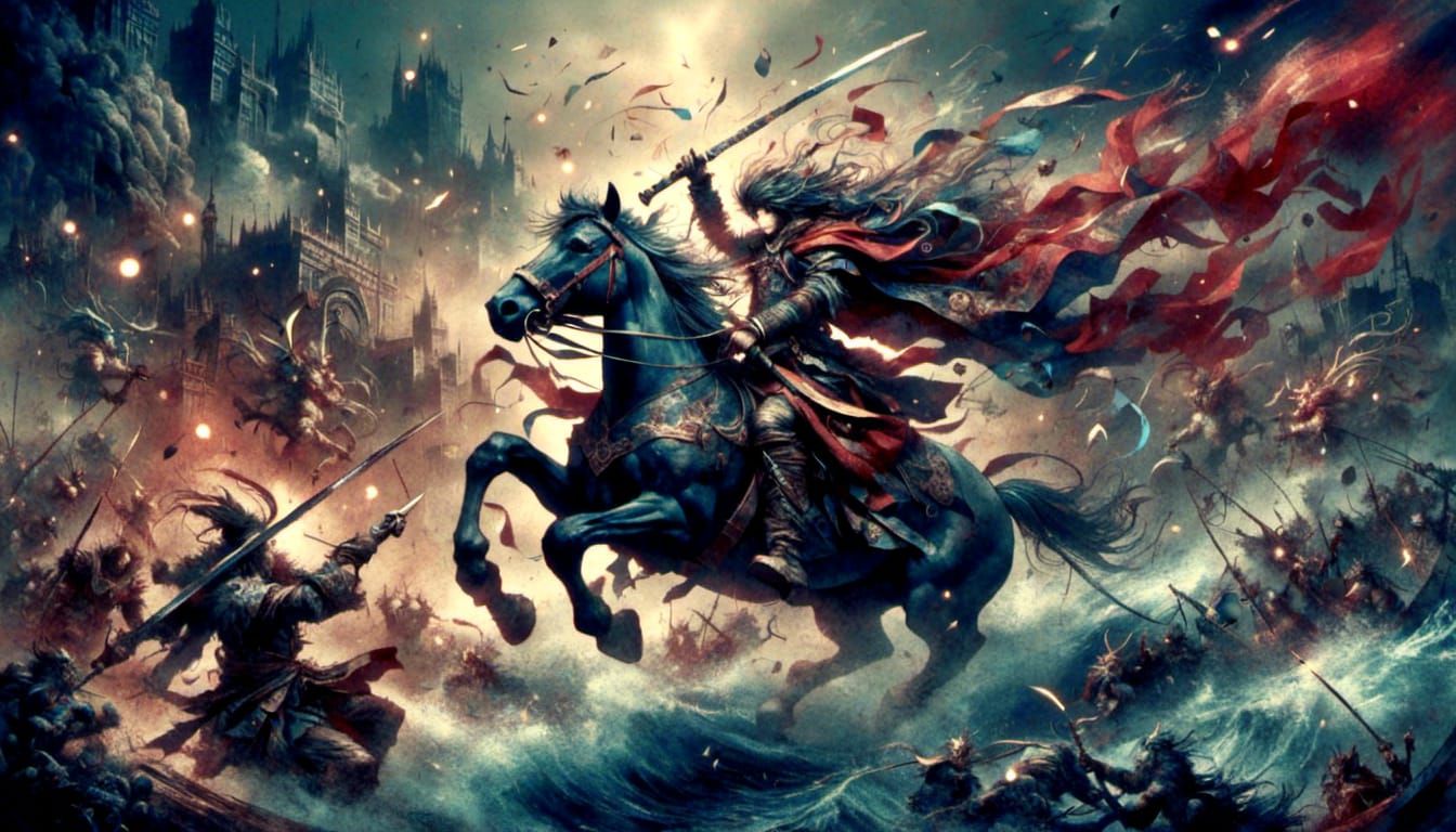 Lord Enma and King Yan in Battle