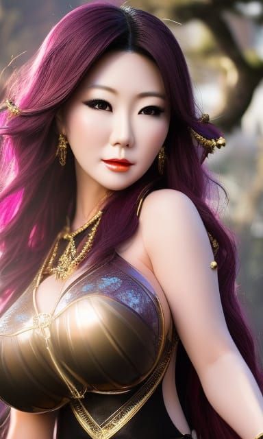 Fantasy Wizard Casting Spell in Detailed Digital Art