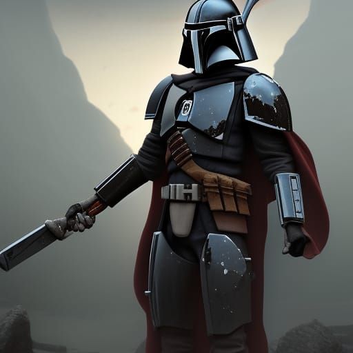 Dark Elf Mandalorian Concept Art