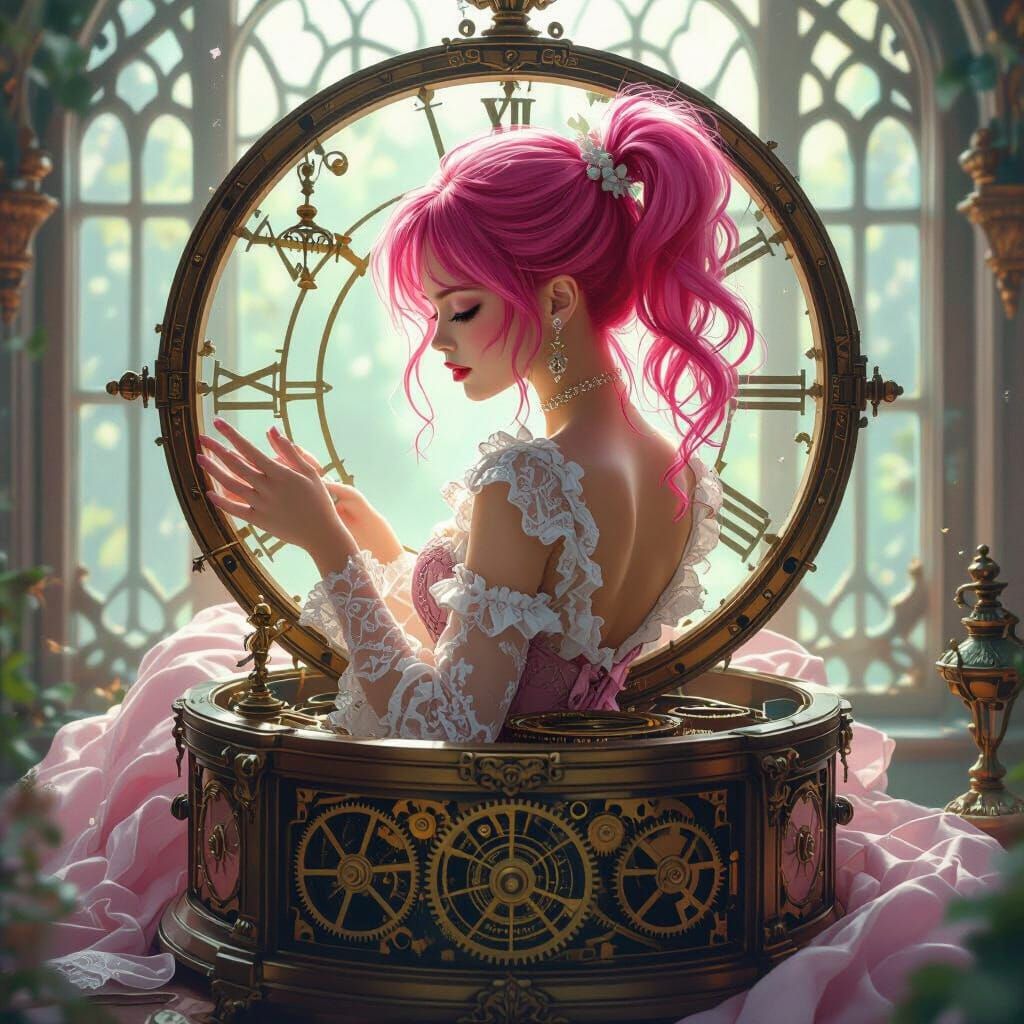 Magician's Assistant Trapped in Antique Music Box