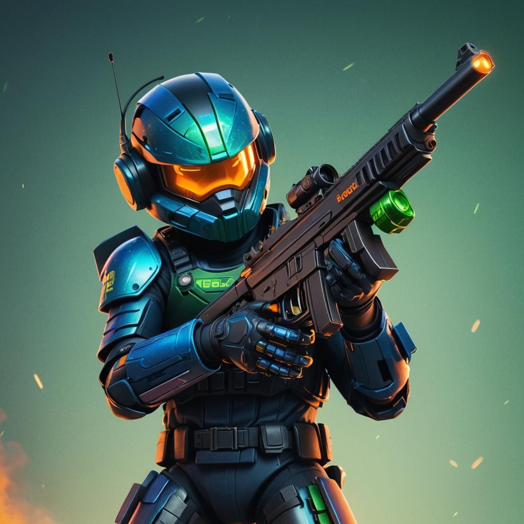 Roblox SWAT Agent Skin in Metallic Armor