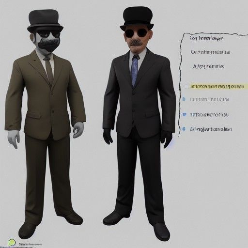 Private Investigators Unveiling Findings in 3D Render