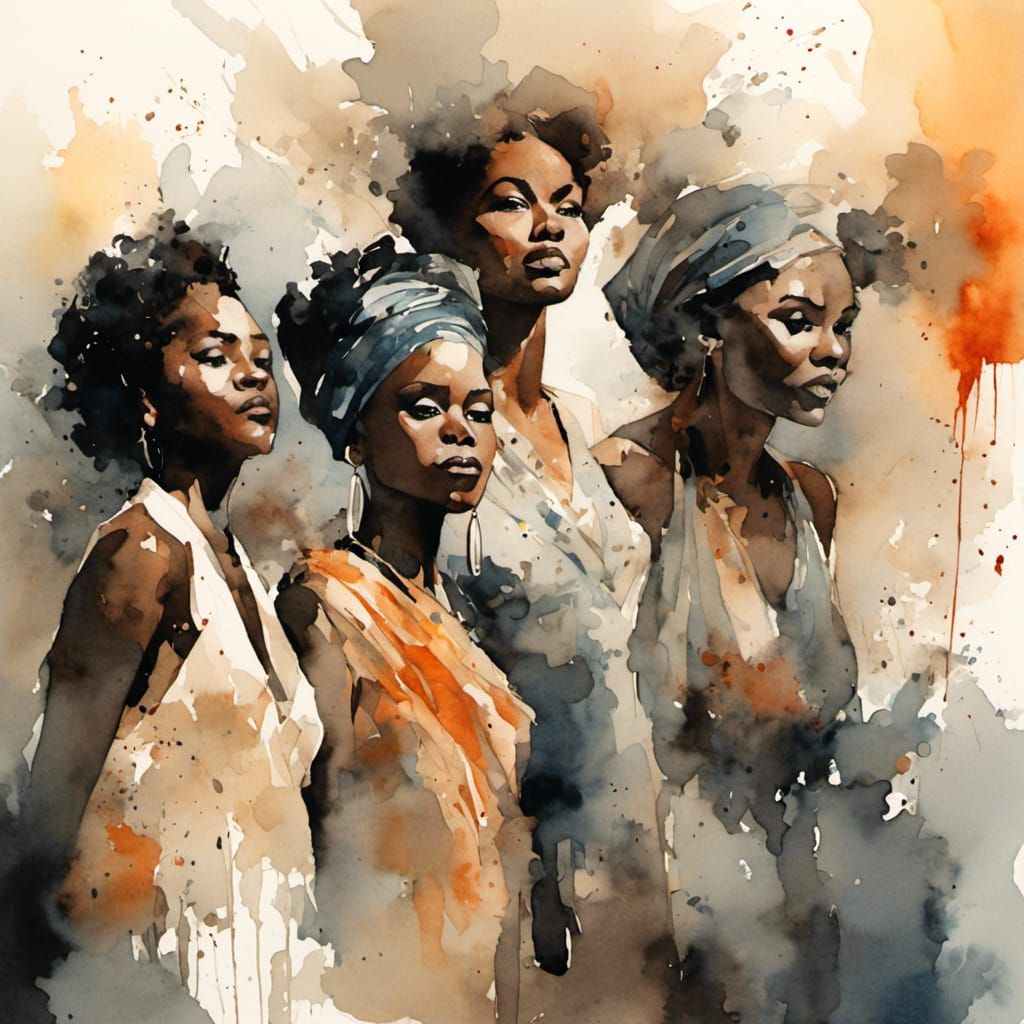 Elegant Watercolor Celebrating Black History Month