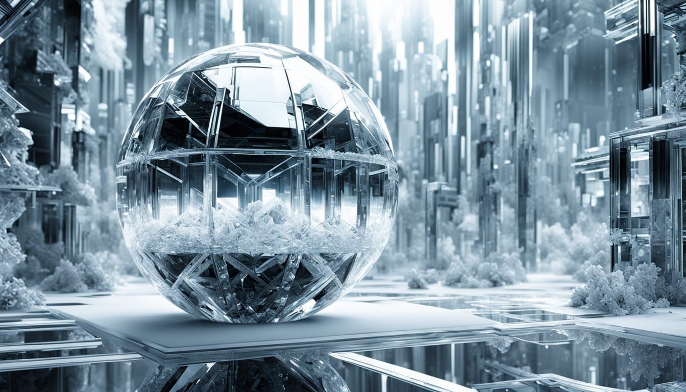 Icy Quantum Computer Simulation in Constructivist Geometry