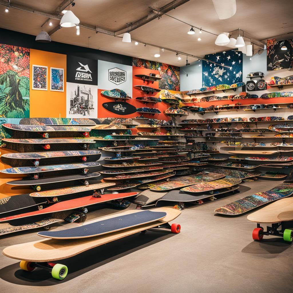 Skateboard Store Interior