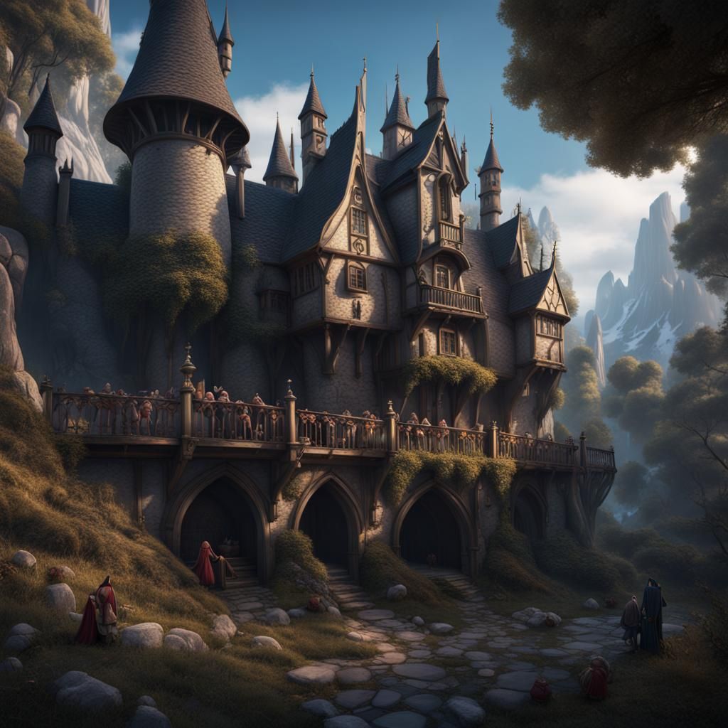 Gothic Fantasy Snow White and the Seven Dwarves