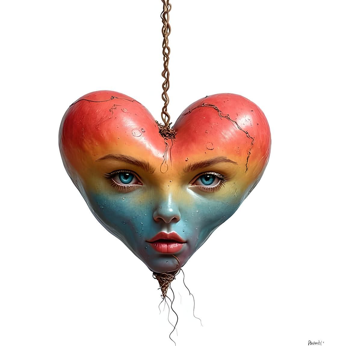 Surrealist Dadaist Scene of Yearning for Peace