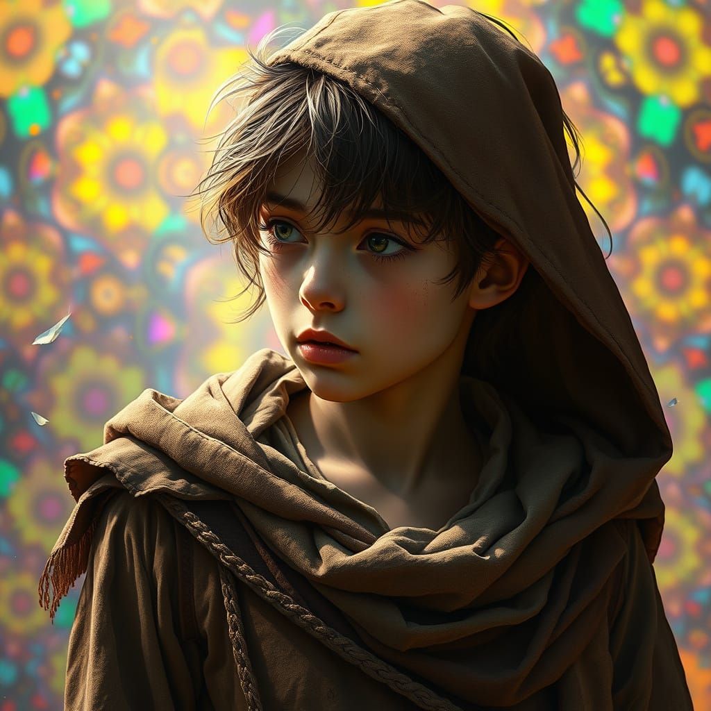 Despairing Youth in Dreamlike Environment: Hyperrealistic Sp...