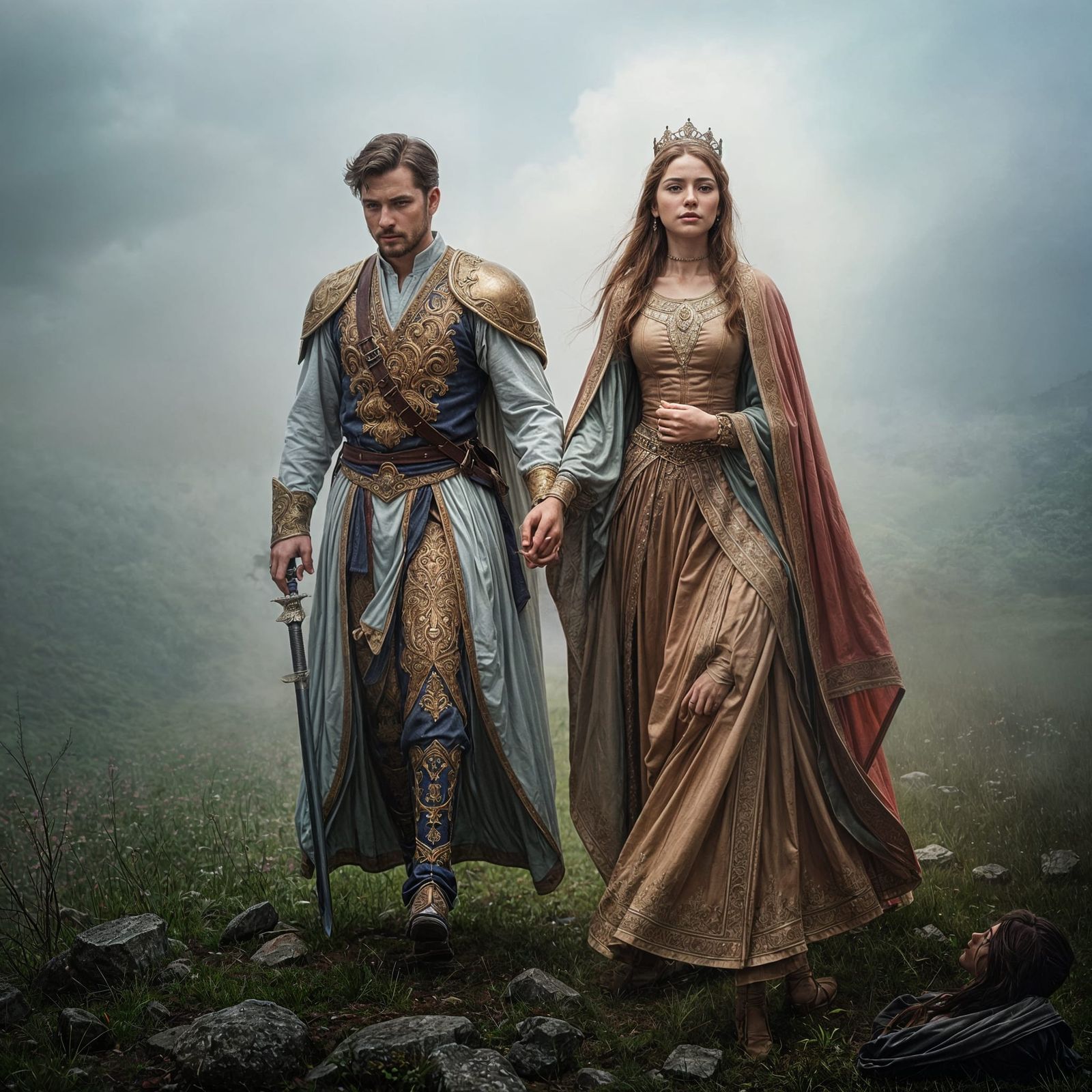 The Lord and Lady in Ethereal Harmony