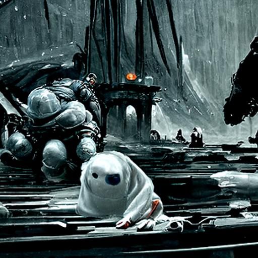 Baymax in Elden Ring: Dark Fantasy Horror