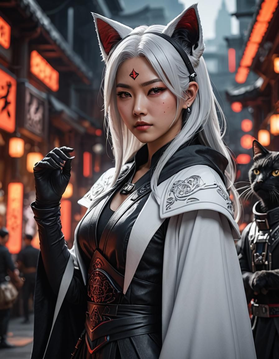 Sith Lord: Asian Girl with Cat Ears