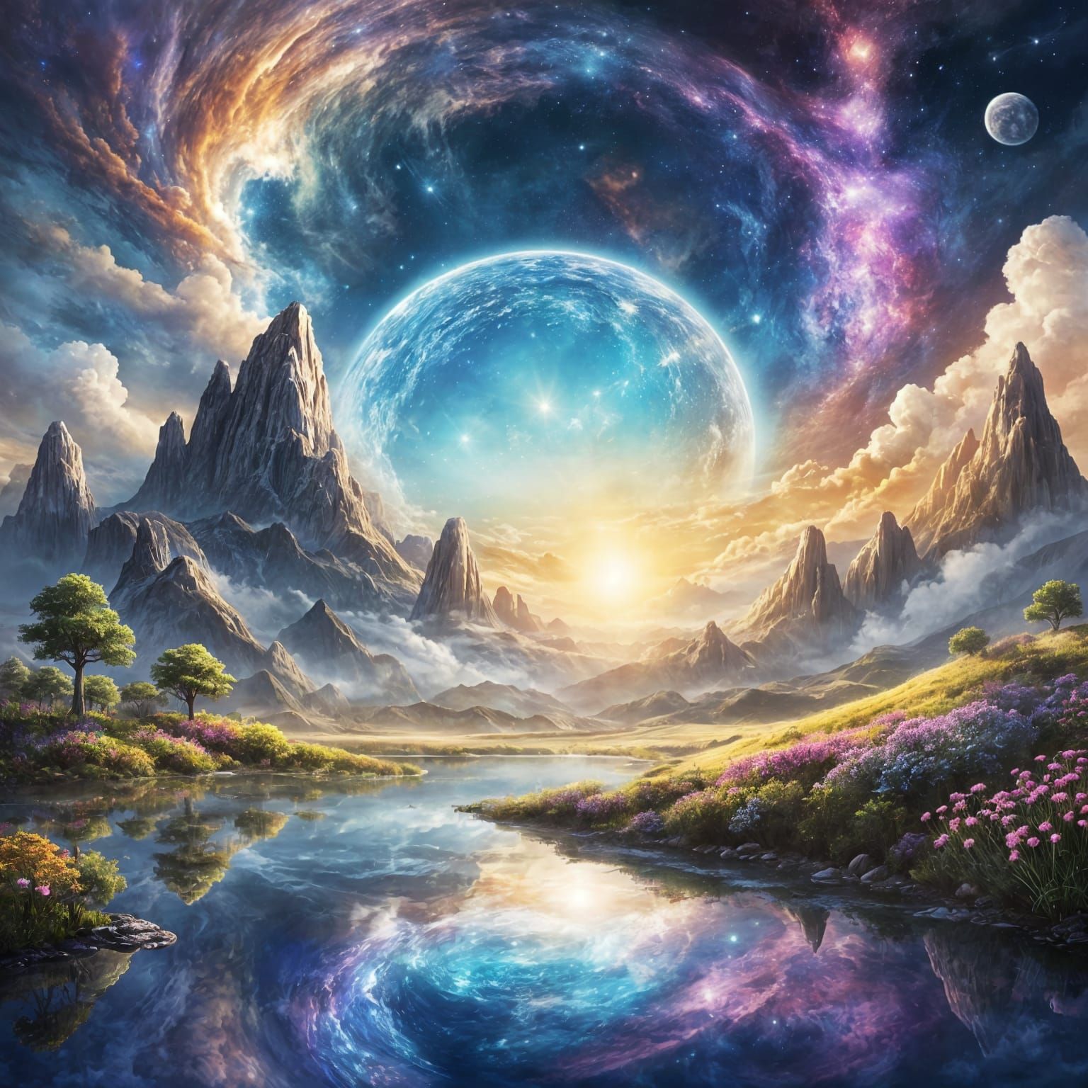 Nirvana Existential Utopian Landscape