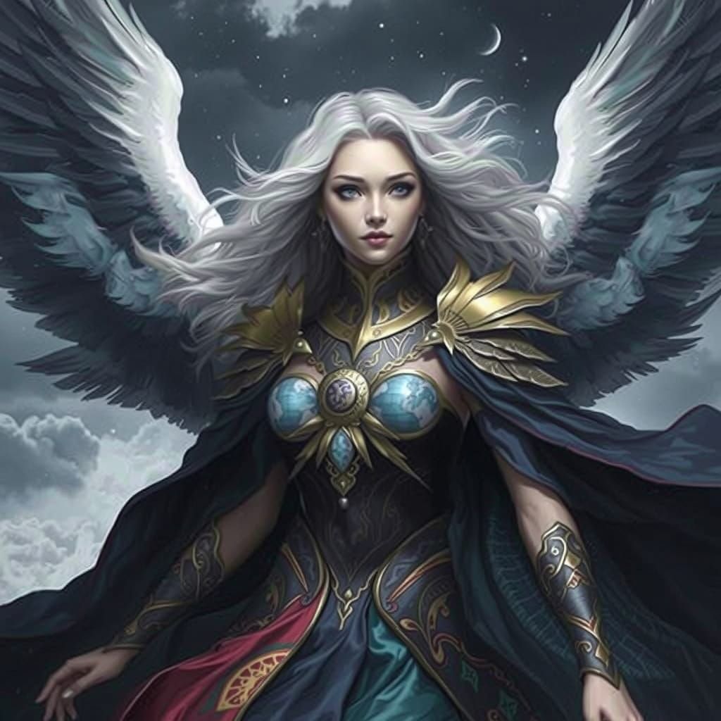 Ethereal Goddess of the Skies, Guiding Lost Souls