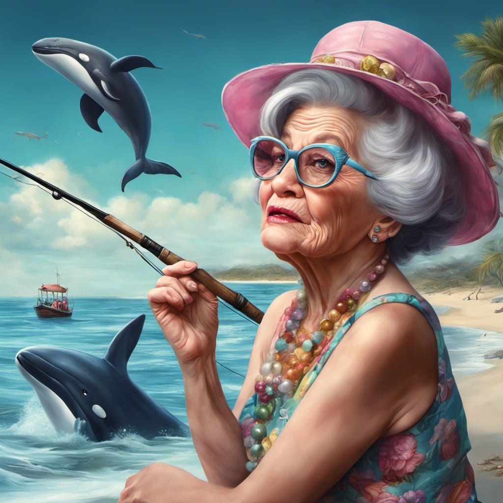 Granny going for the big ones 🤣