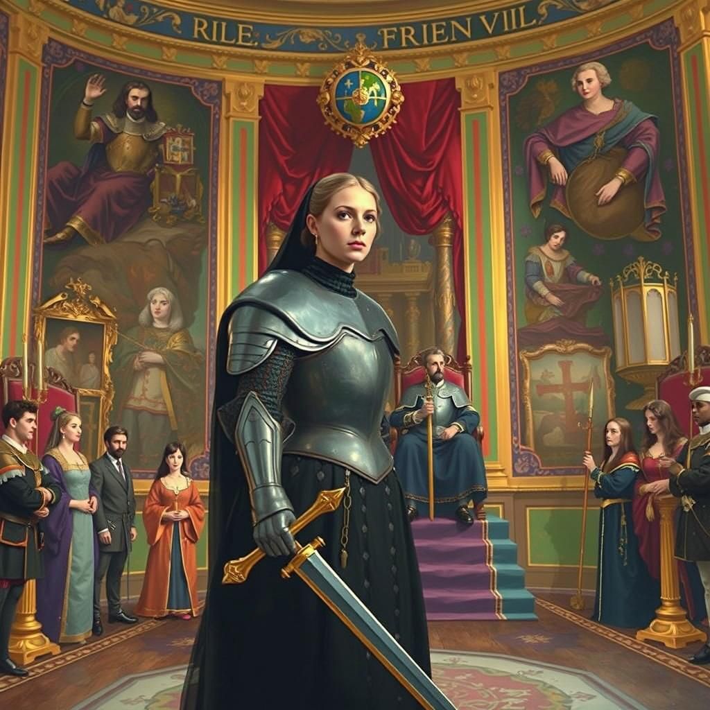 Joan of Arc meets French King Charles VII