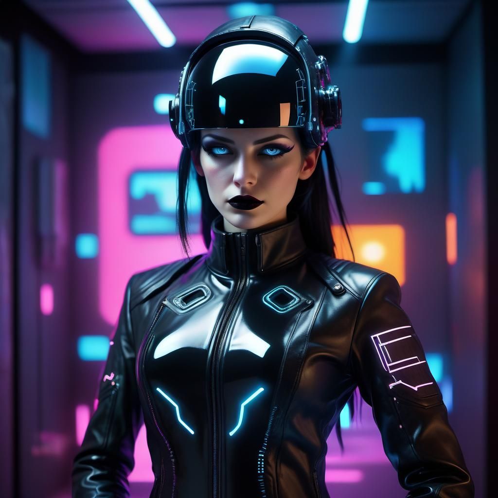 Futuristic Outlaw: Memory Extraction in Cyberpunk Style