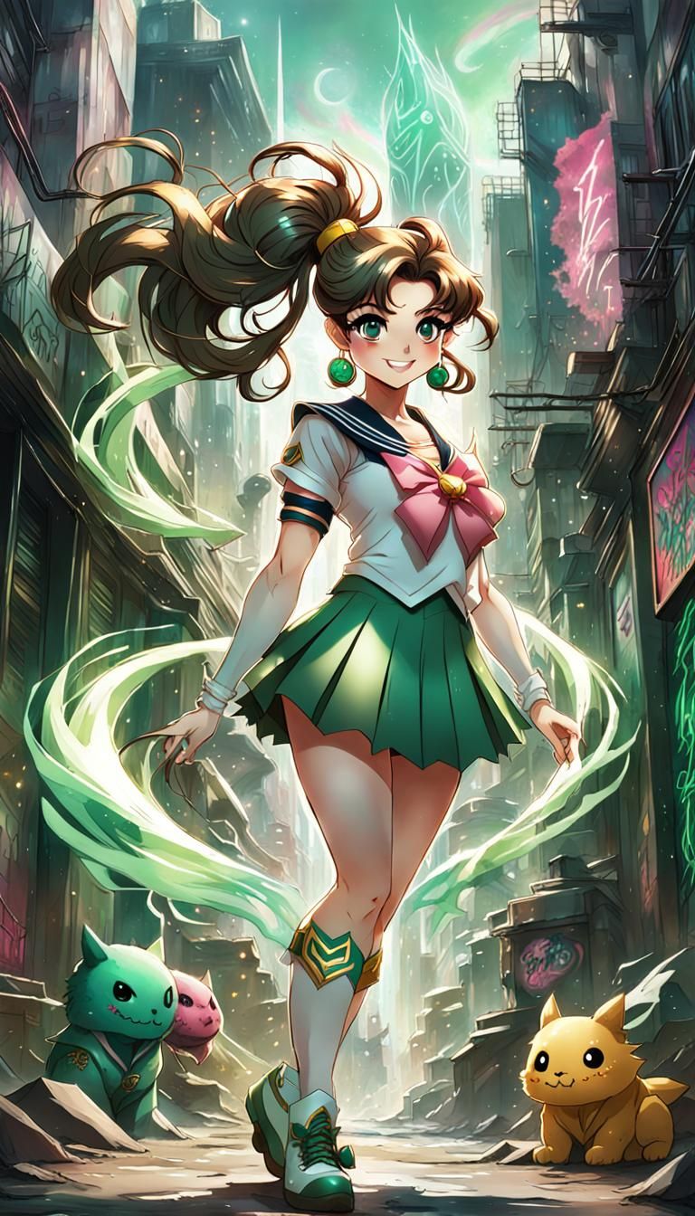 Sailor Jupiter: Ethereal Fantasy Concept Art