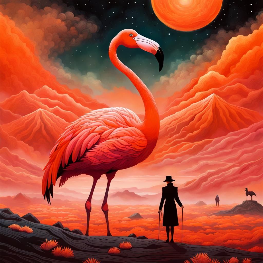 Surreal Sci-Fi Monsters in Impasto Style