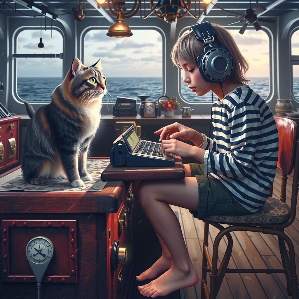 Energetic Dog Runs Through Lush Flower Meadow