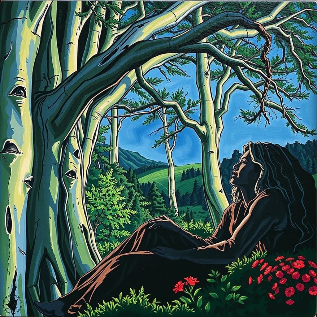 Vibrant Red Swirling Forms in Dynamic Motion