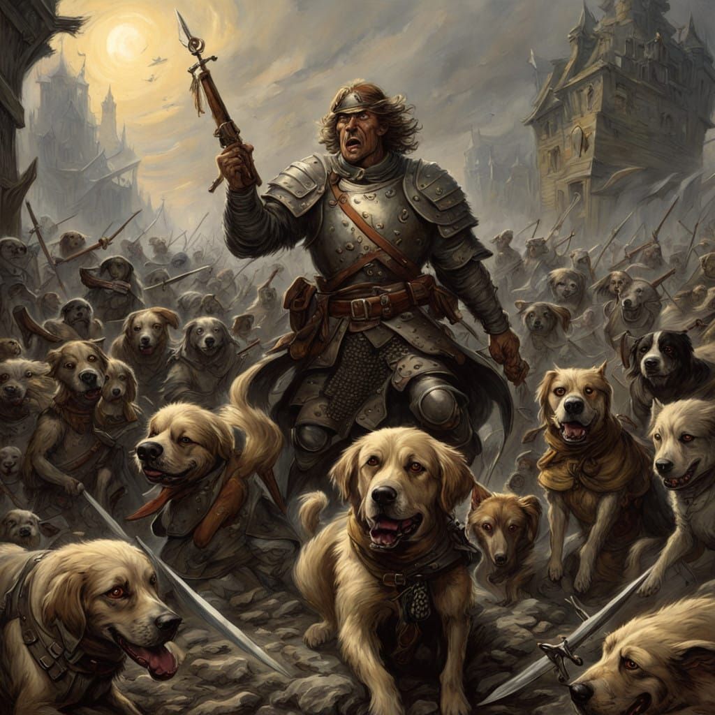 Dogs of War: Dark, Gothic Hounds in Horror Art
