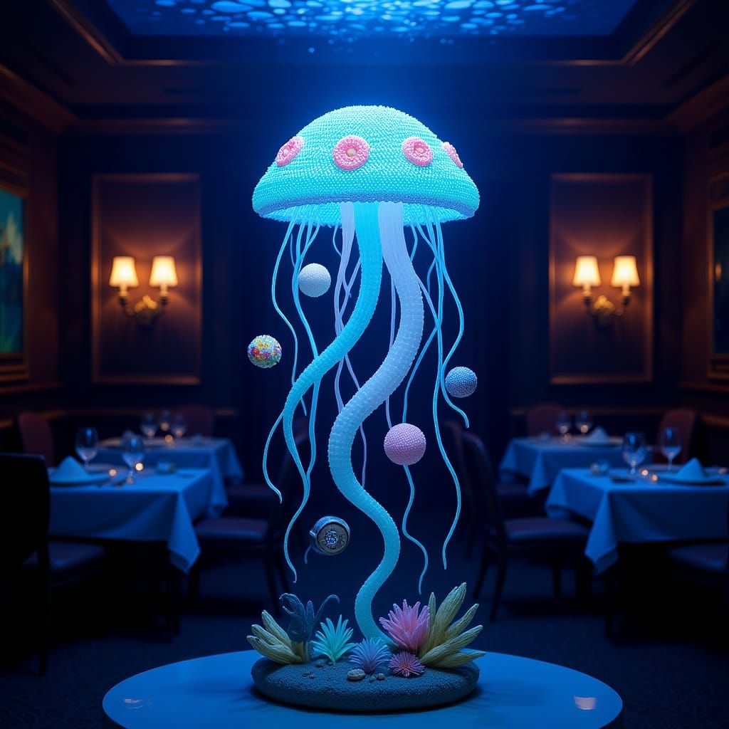 Beaded jellyfish