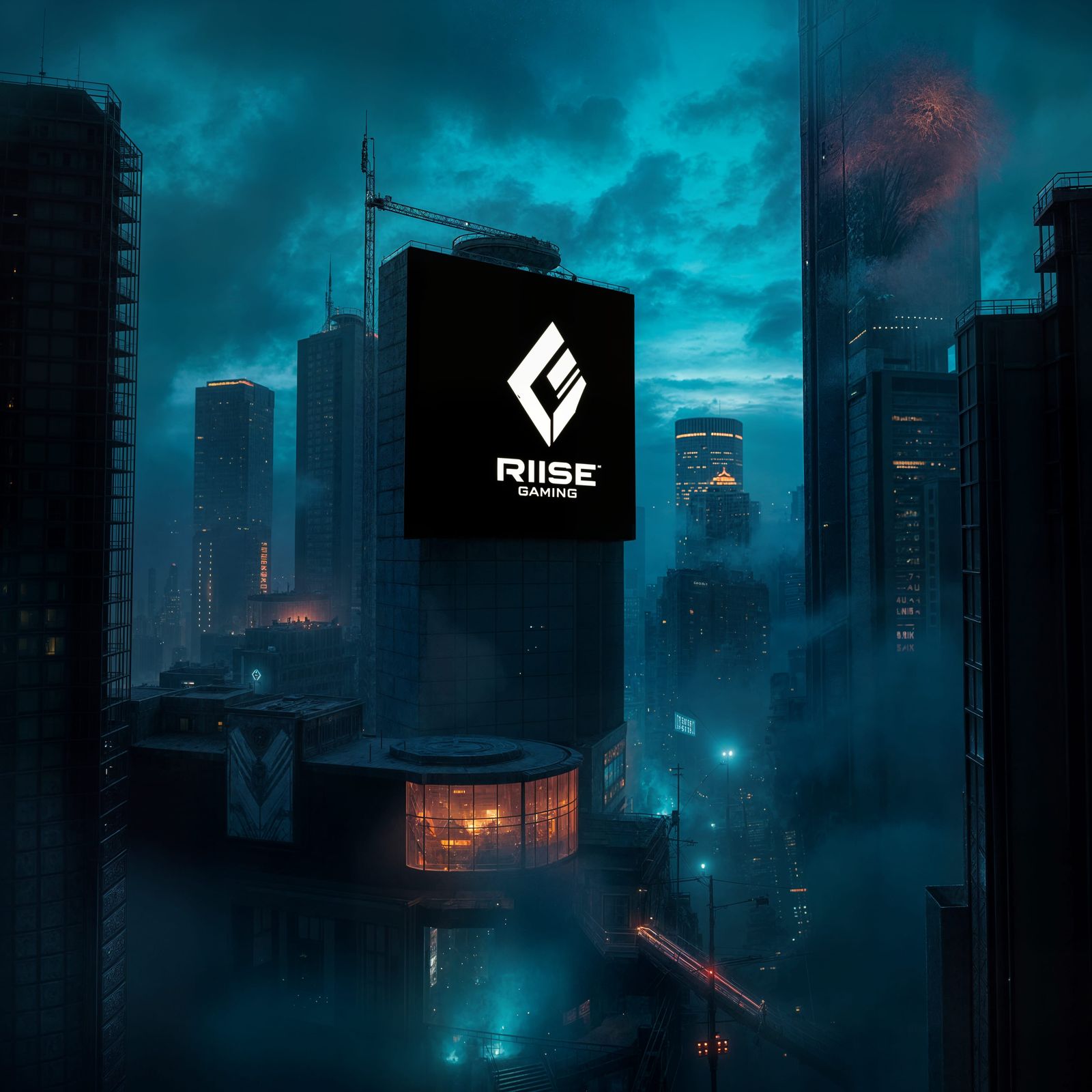 Hyperrealistic Gaming Brand Reveal in Cinematic Style